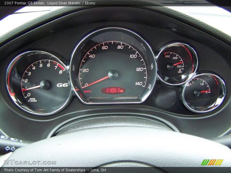 Liquid Silver Metallic / Ebony 2007 Pontiac G6 Sedan