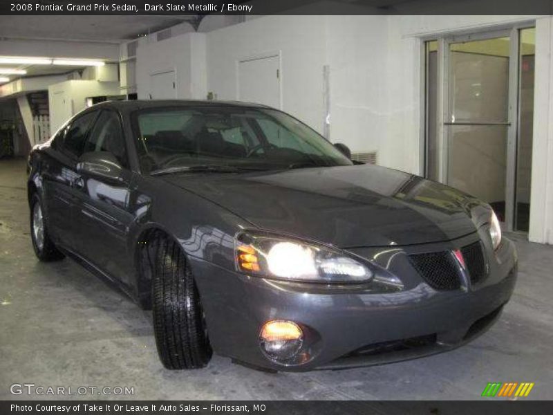 Dark Slate Metallic / Ebony 2008 Pontiac Grand Prix Sedan