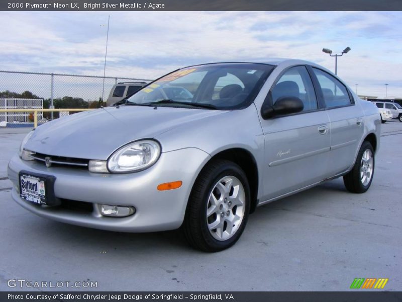 Bright Silver Metallic / Agate 2000 Plymouth Neon LX