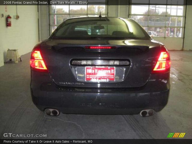 Dark Slate Metallic / Ebony 2008 Pontiac Grand Prix Sedan