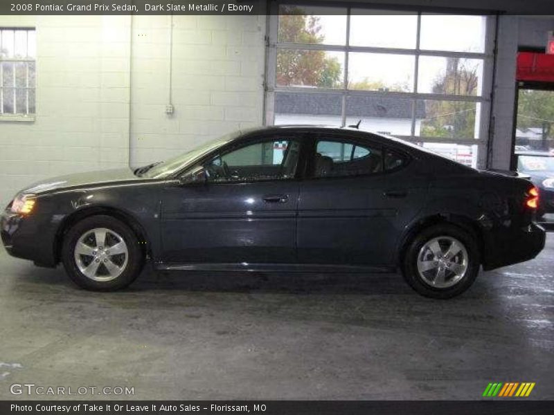 Dark Slate Metallic / Ebony 2008 Pontiac Grand Prix Sedan