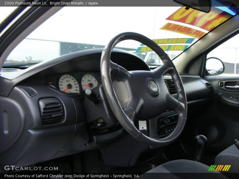 Bright Silver Metallic / Agate 2000 Plymouth Neon LX
