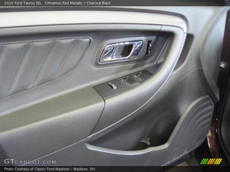 Cinnamon Red Metallic / Charcoal Black 2010 Ford Taurus SEL