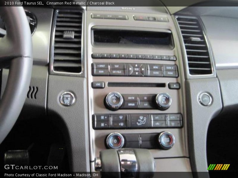 Cinnamon Red Metallic / Charcoal Black 2010 Ford Taurus SEL