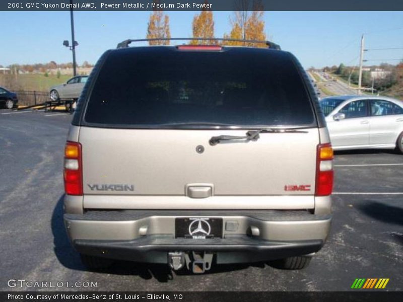 Pewter Metallic / Medium Dark Pewter 2001 GMC Yukon Denali AWD