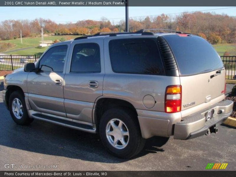 Pewter Metallic / Medium Dark Pewter 2001 GMC Yukon Denali AWD