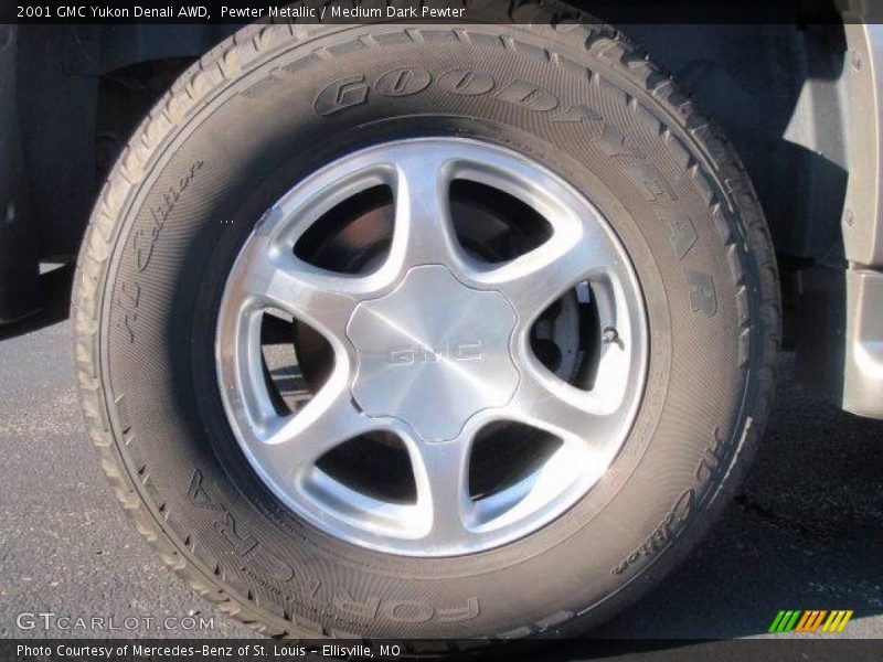 Pewter Metallic / Medium Dark Pewter 2001 GMC Yukon Denali AWD