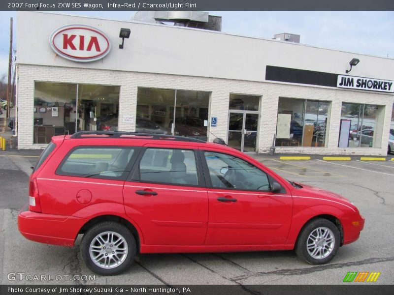 Infra-Red / Charcoal/Light Flint 2007 Ford Focus ZXW SES Wagon