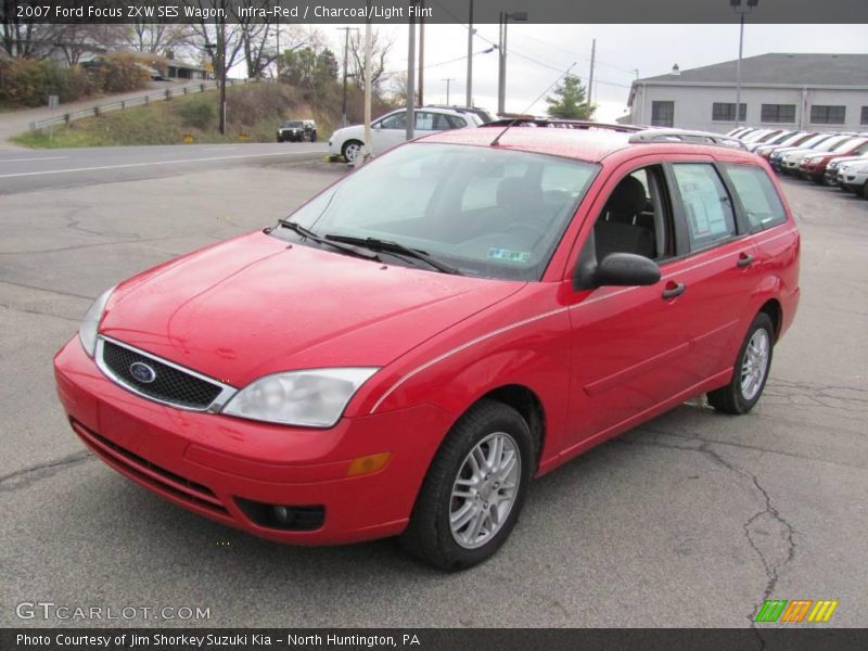 Infra-Red / Charcoal/Light Flint 2007 Ford Focus ZXW SES Wagon