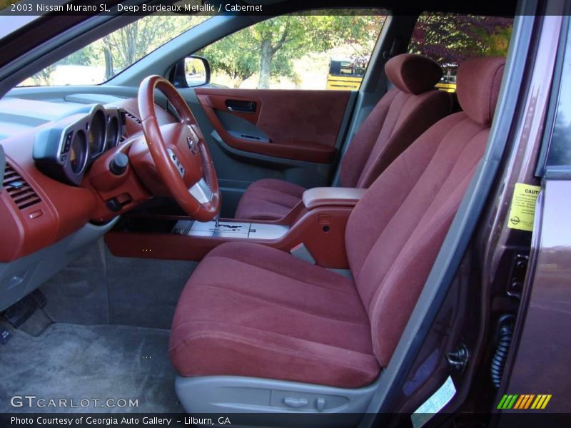Deep Bordeaux Metallic / Cabernet 2003 Nissan Murano SL