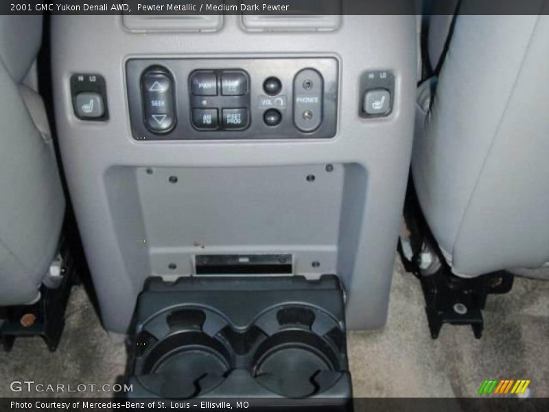 Pewter Metallic / Medium Dark Pewter 2001 GMC Yukon Denali AWD