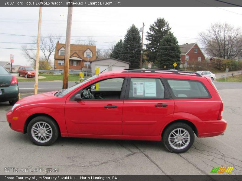 Infra-Red / Charcoal/Light Flint 2007 Ford Focus ZXW SES Wagon