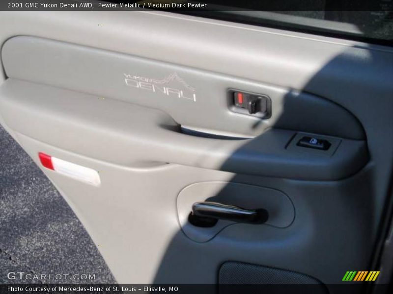 Pewter Metallic / Medium Dark Pewter 2001 GMC Yukon Denali AWD