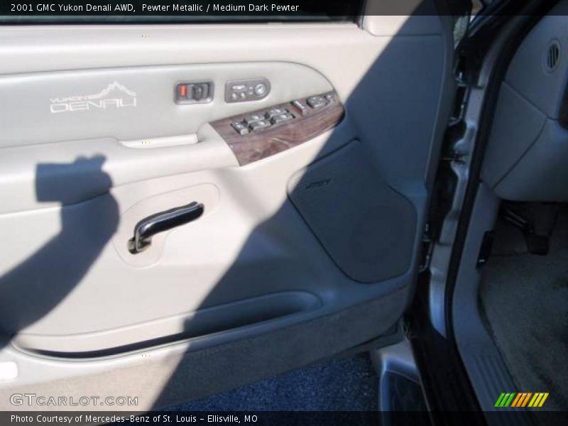 Pewter Metallic / Medium Dark Pewter 2001 GMC Yukon Denali AWD