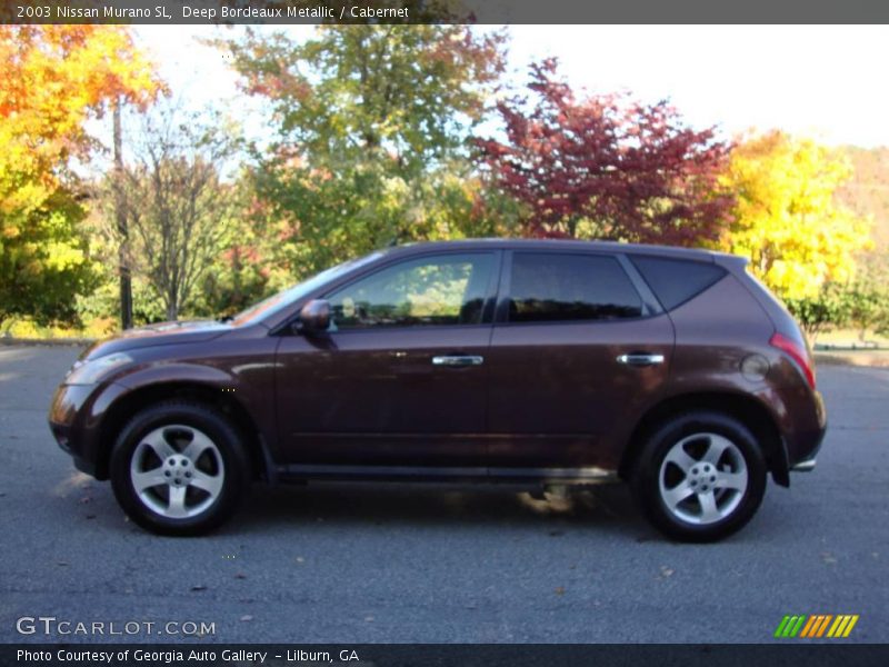 Deep Bordeaux Metallic / Cabernet 2003 Nissan Murano SL
