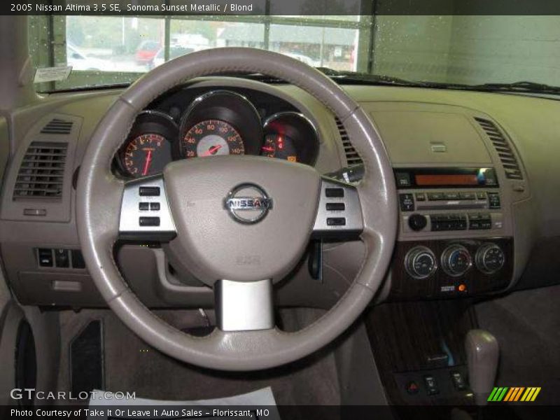 Sonoma Sunset Metallic / Blond 2005 Nissan Altima 3.5 SE