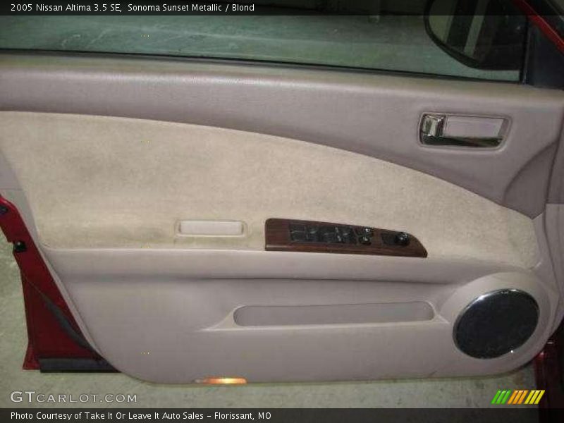Sonoma Sunset Metallic / Blond 2005 Nissan Altima 3.5 SE