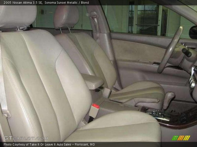 Sonoma Sunset Metallic / Blond 2005 Nissan Altima 3.5 SE