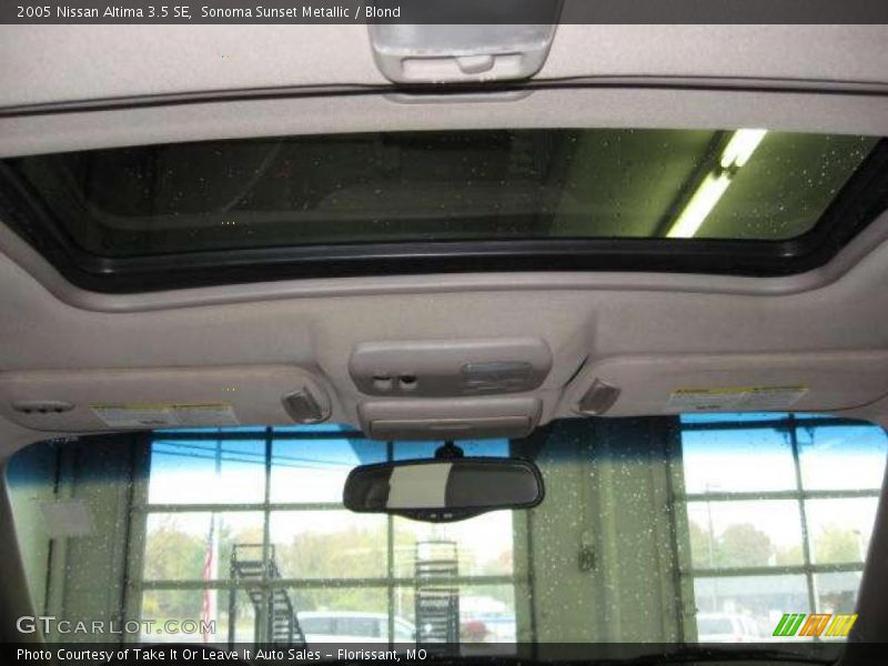 Sonoma Sunset Metallic / Blond 2005 Nissan Altima 3.5 SE