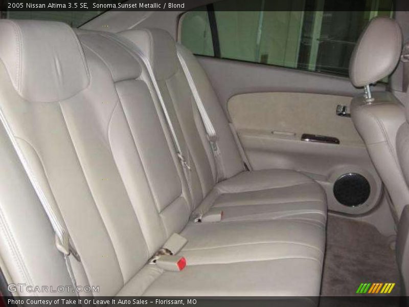Sonoma Sunset Metallic / Blond 2005 Nissan Altima 3.5 SE