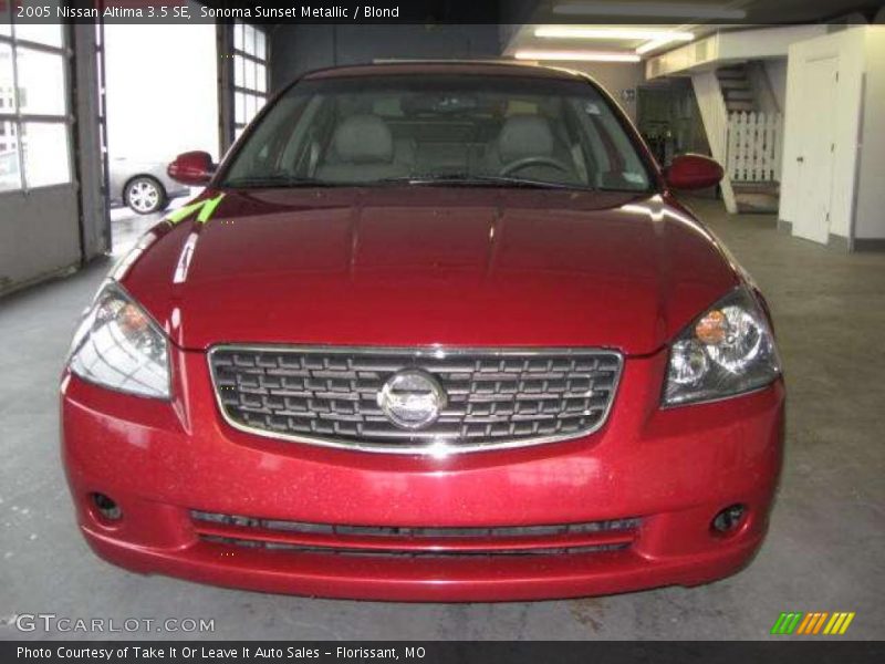 Sonoma Sunset Metallic / Blond 2005 Nissan Altima 3.5 SE