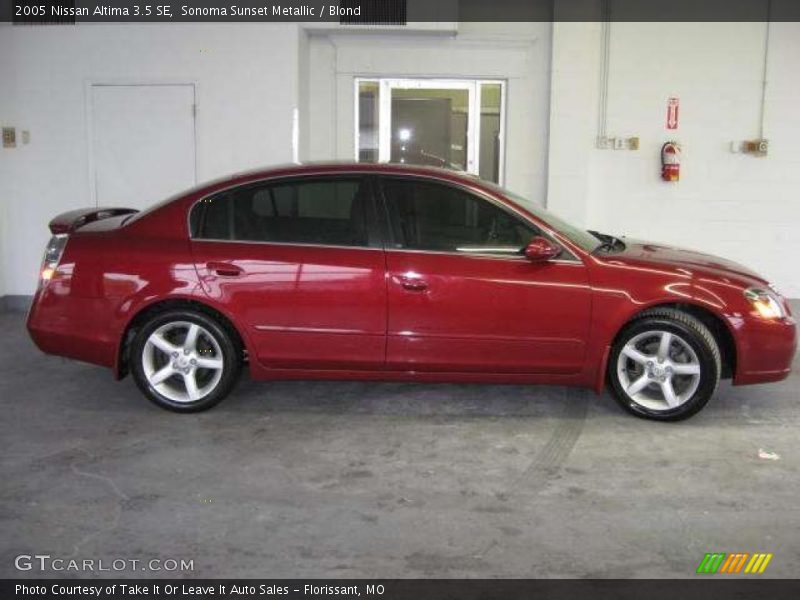 Sonoma Sunset Metallic / Blond 2005 Nissan Altima 3.5 SE