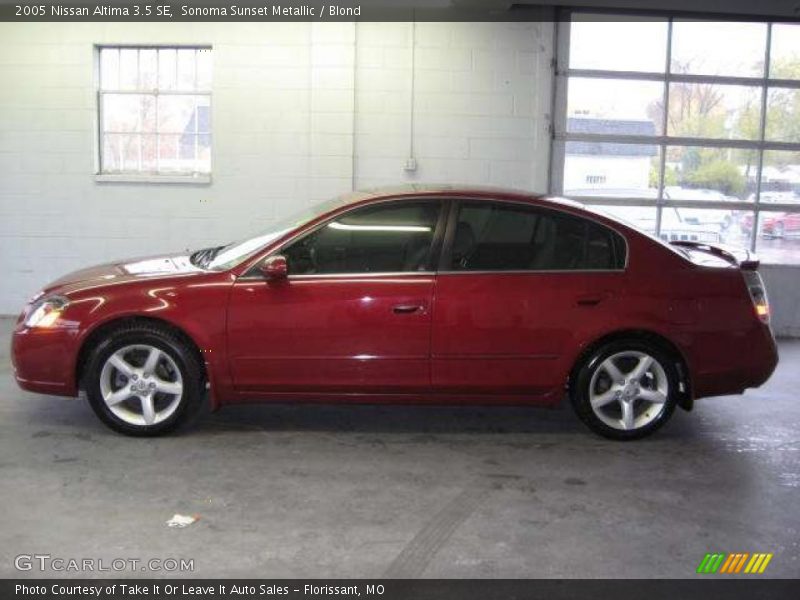 Sonoma Sunset Metallic / Blond 2005 Nissan Altima 3.5 SE