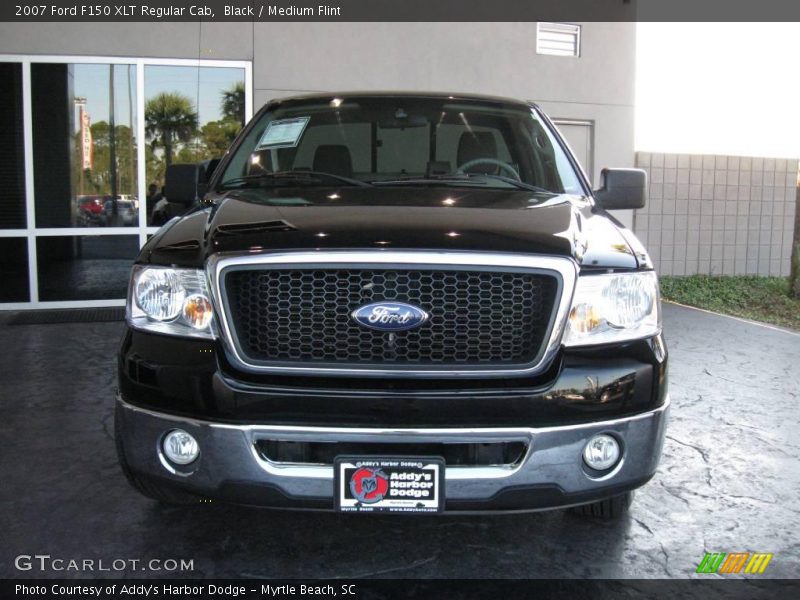 Black / Medium Flint 2007 Ford F150 XLT Regular Cab