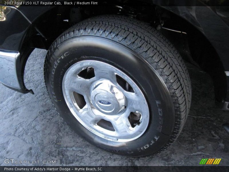 Black / Medium Flint 2007 Ford F150 XLT Regular Cab