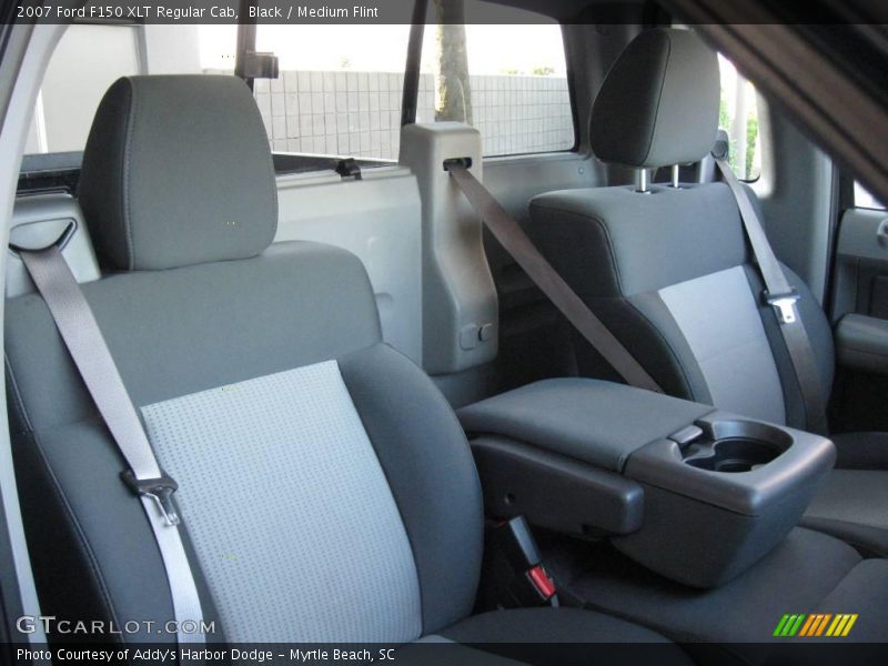 Black / Medium Flint 2007 Ford F150 XLT Regular Cab