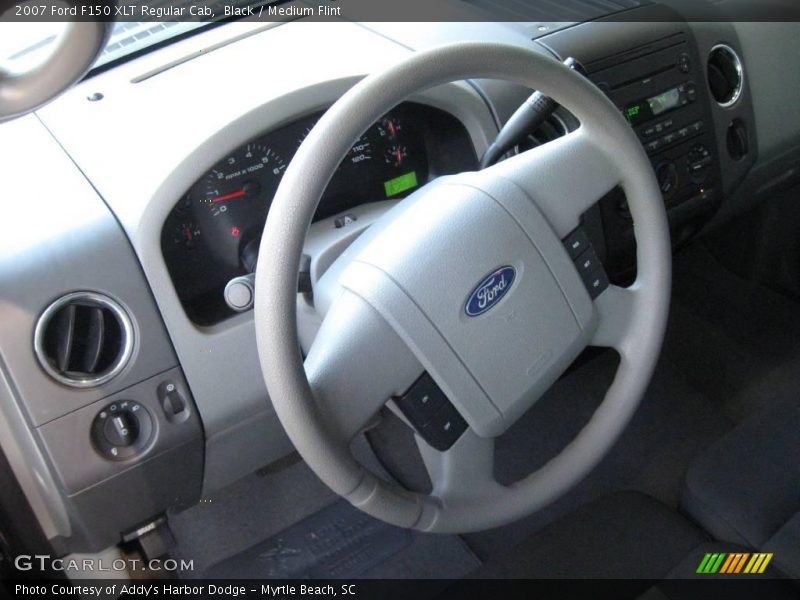 Black / Medium Flint 2007 Ford F150 XLT Regular Cab