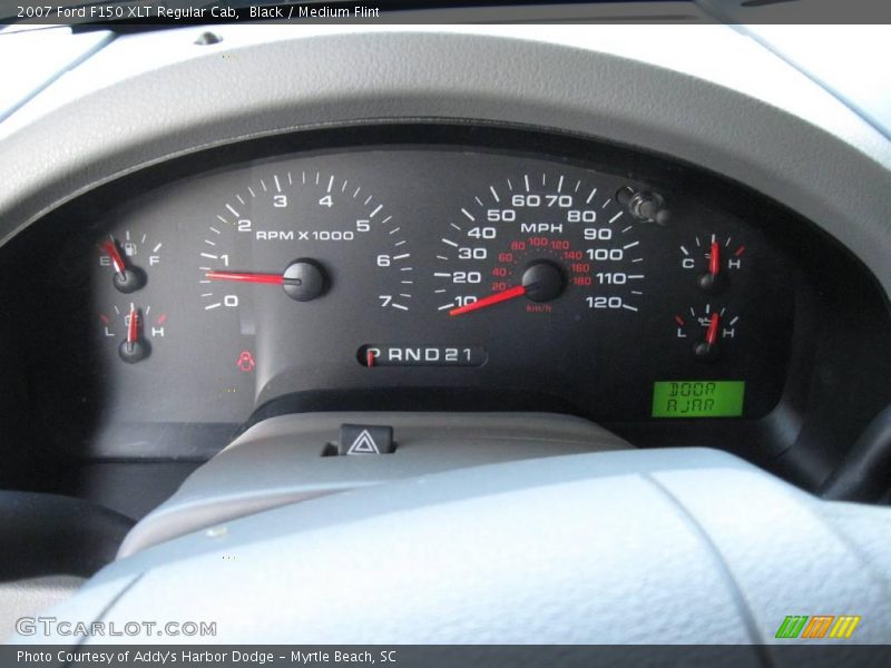 Black / Medium Flint 2007 Ford F150 XLT Regular Cab