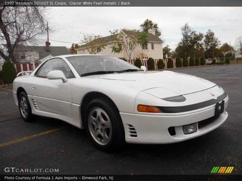 Glacier White Pearl metallic / Black 1992 Mitsubishi 3000GT SL Coupe