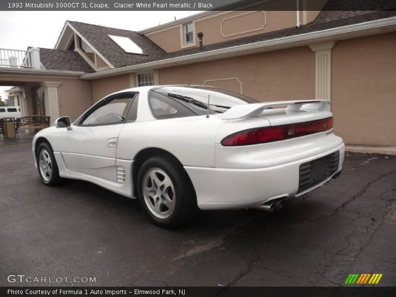 Glacier White Pearl metallic / Black 1992 Mitsubishi 3000GT SL Coupe