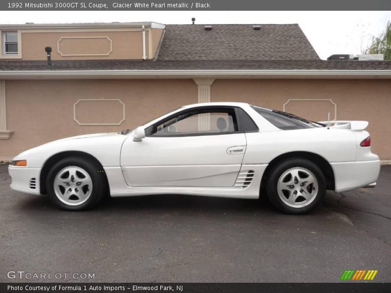 Glacier White Pearl metallic / Black 1992 Mitsubishi 3000GT SL Coupe