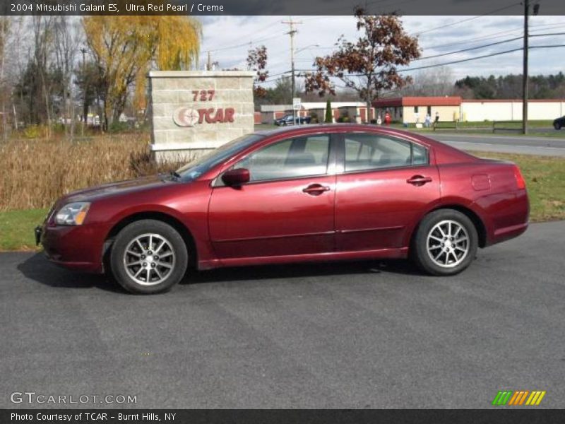 Ultra Red Pearl / Creme 2004 Mitsubishi Galant ES
