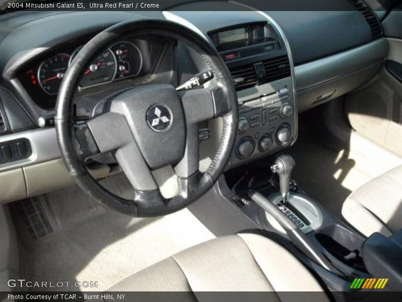 Ultra Red Pearl / Creme 2004 Mitsubishi Galant ES