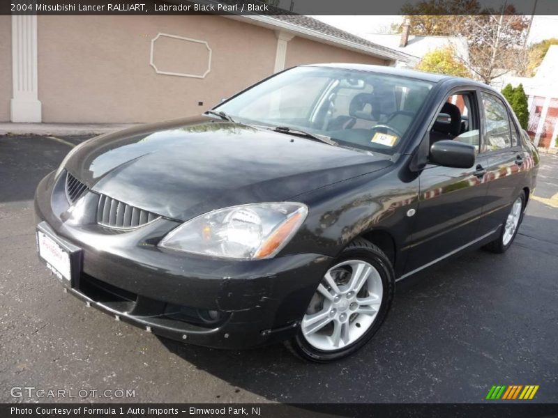 Labrador Black Pearl / Black 2004 Mitsubishi Lancer RALLIART