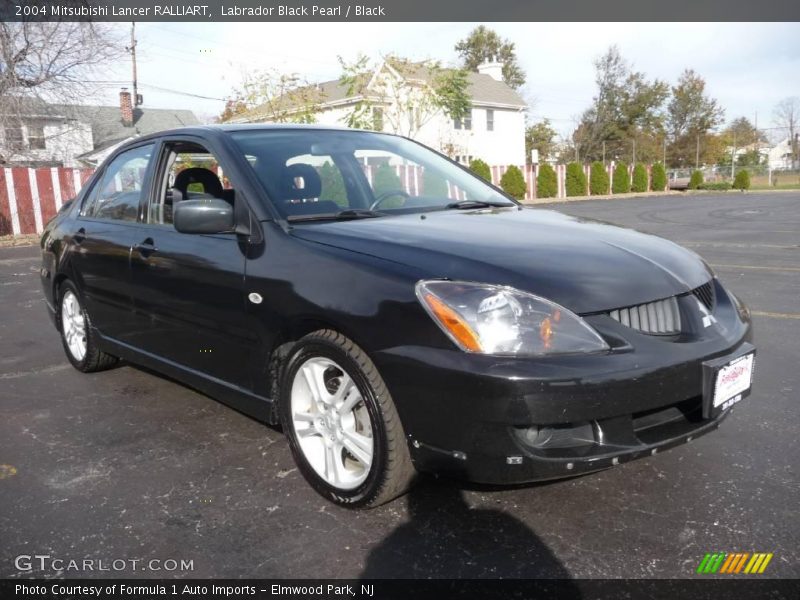 Labrador Black Pearl / Black 2004 Mitsubishi Lancer RALLIART