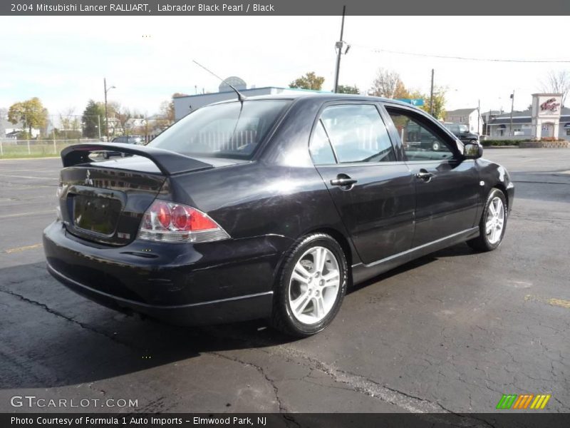 Labrador Black Pearl / Black 2004 Mitsubishi Lancer RALLIART