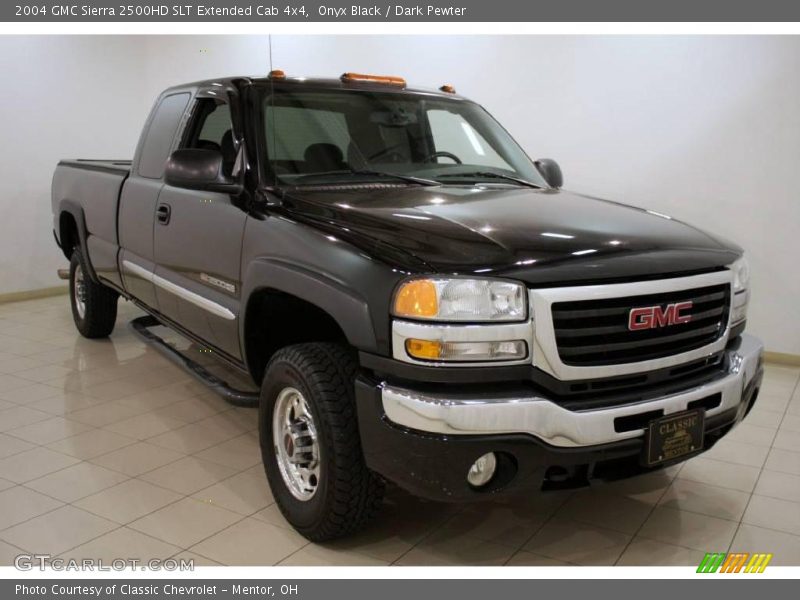 Onyx Black / Dark Pewter 2004 GMC Sierra 2500HD SLT Extended Cab 4x4