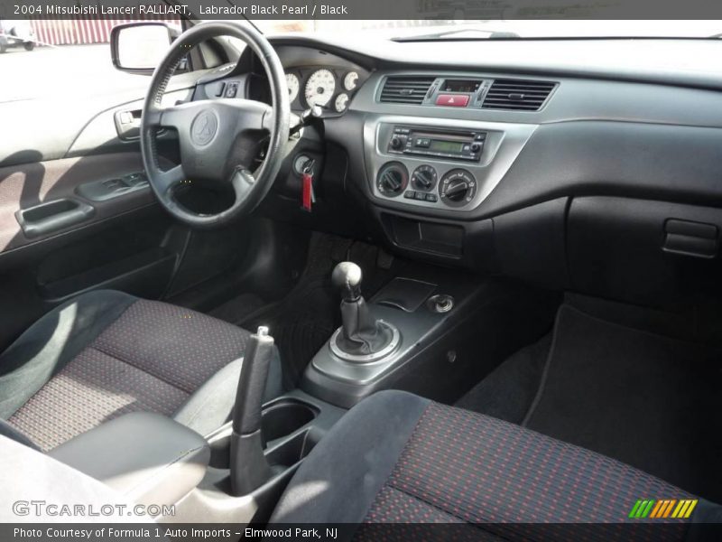 Labrador Black Pearl / Black 2004 Mitsubishi Lancer RALLIART