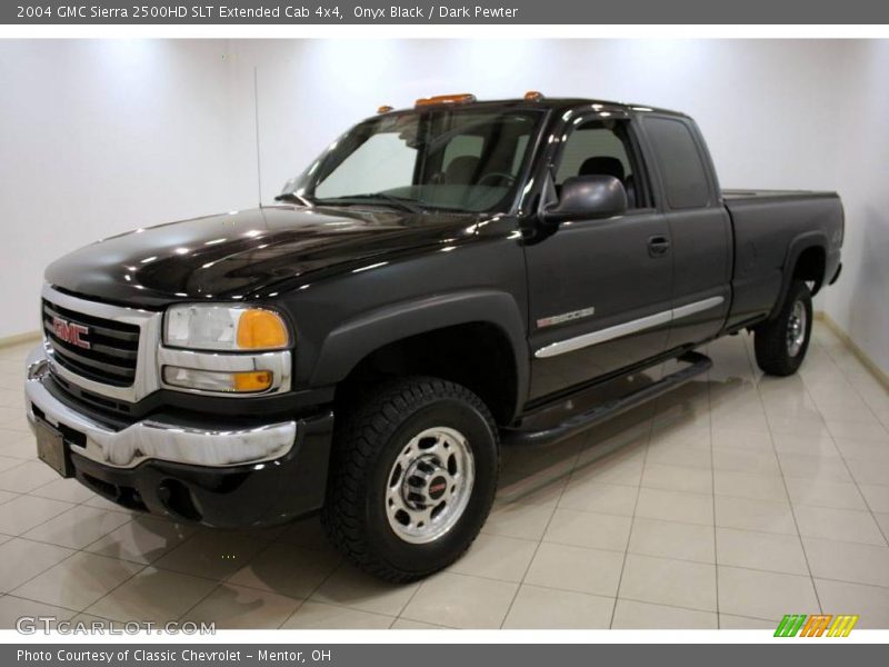 Onyx Black / Dark Pewter 2004 GMC Sierra 2500HD SLT Extended Cab 4x4