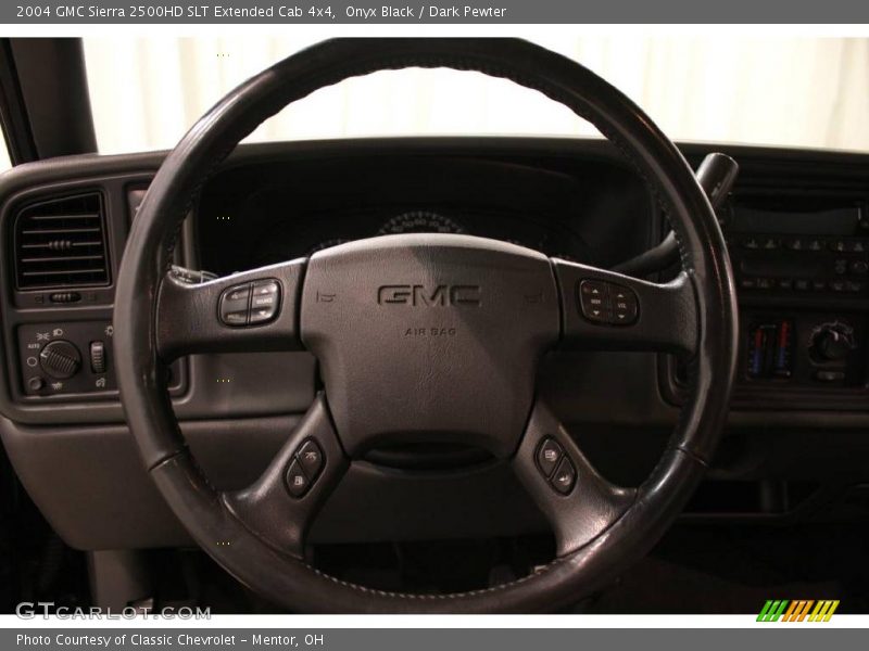 Onyx Black / Dark Pewter 2004 GMC Sierra 2500HD SLT Extended Cab 4x4