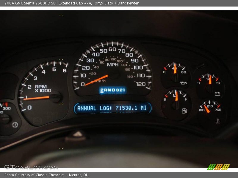 Onyx Black / Dark Pewter 2004 GMC Sierra 2500HD SLT Extended Cab 4x4