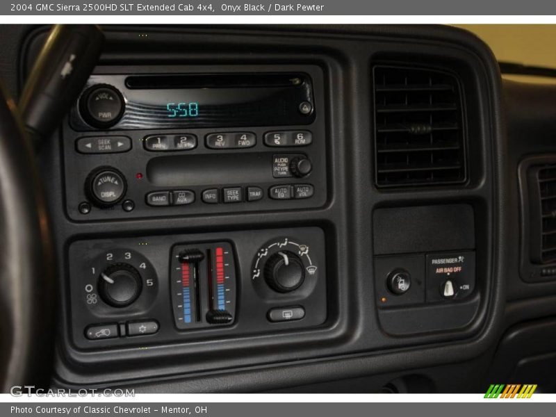 Onyx Black / Dark Pewter 2004 GMC Sierra 2500HD SLT Extended Cab 4x4