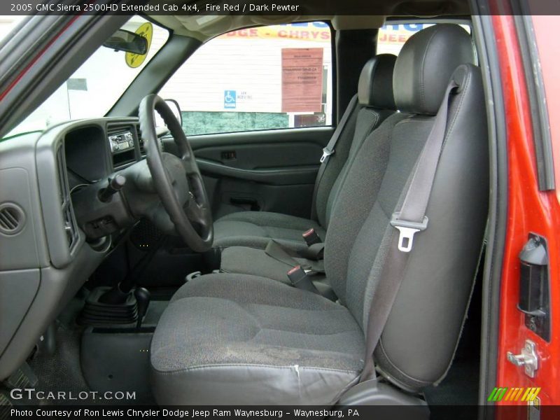 Fire Red / Dark Pewter 2005 GMC Sierra 2500HD Extended Cab 4x4