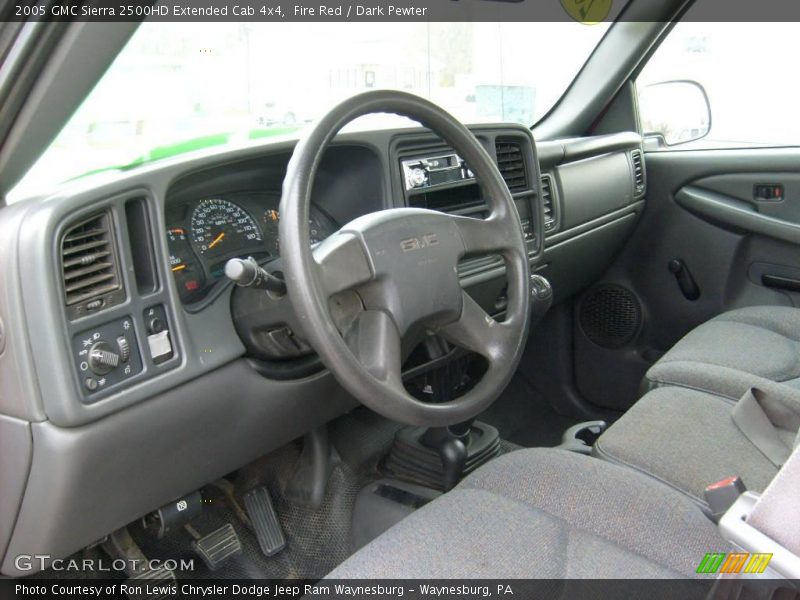 Fire Red / Dark Pewter 2005 GMC Sierra 2500HD Extended Cab 4x4