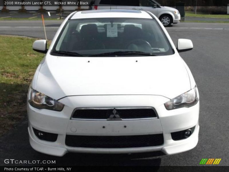 Wicked White / Black 2008 Mitsubishi Lancer GTS