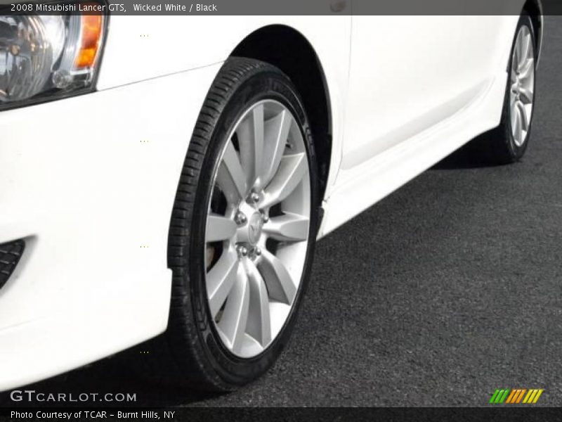 Wicked White / Black 2008 Mitsubishi Lancer GTS